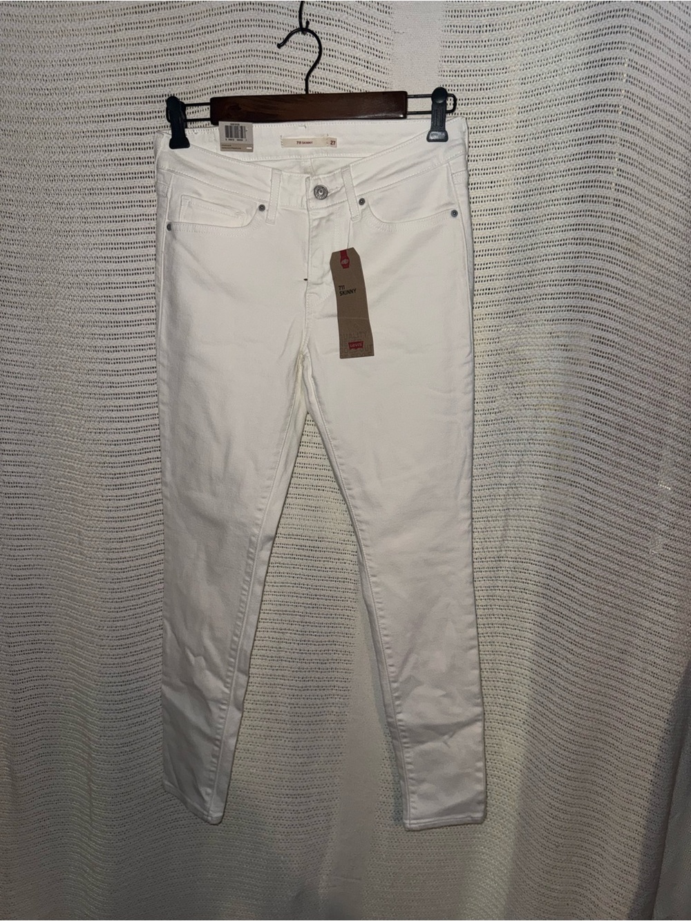Levi's Women's White Skinny Jeans